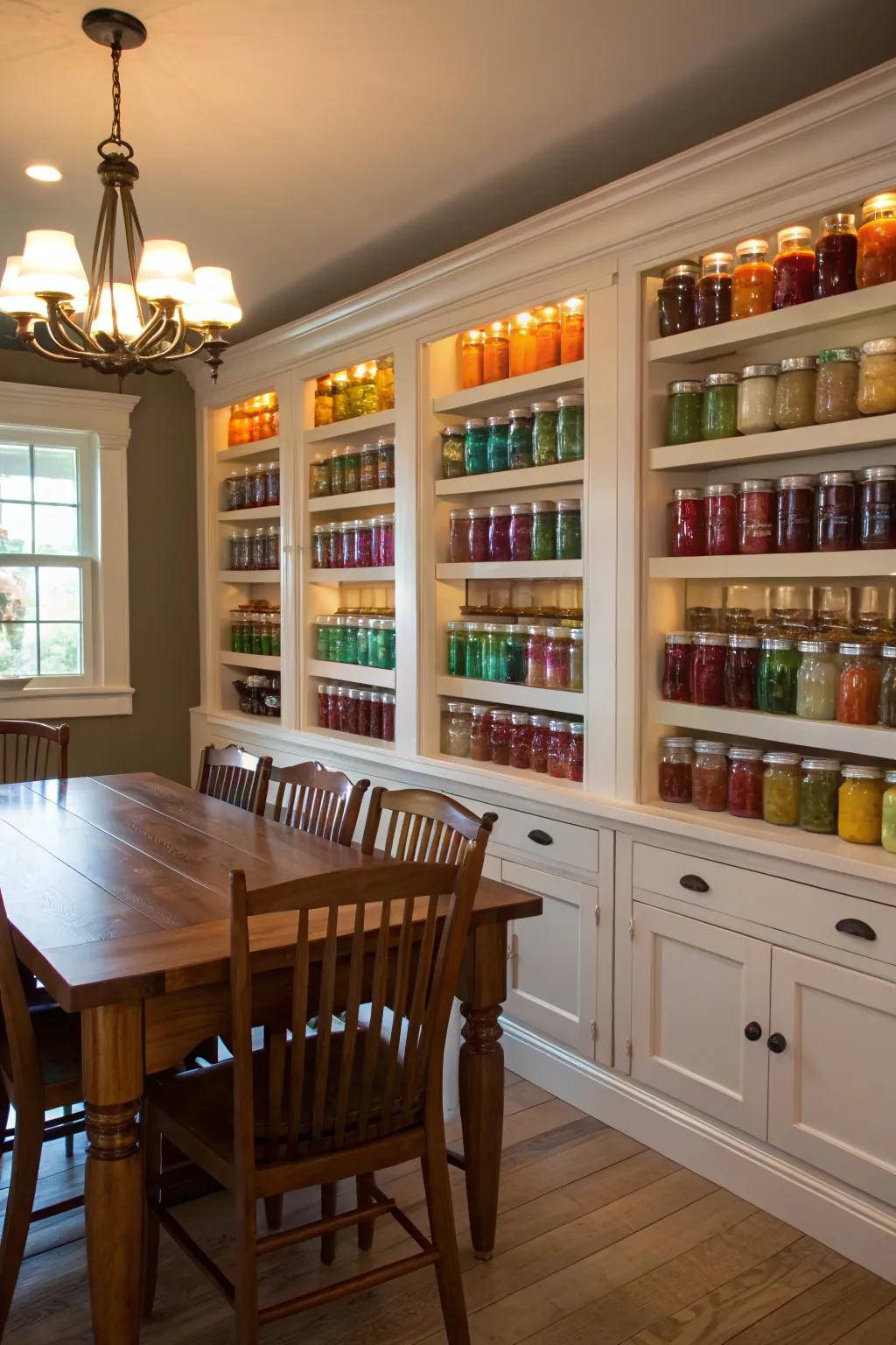 Make storage part of your home's style with built-in cabinets.