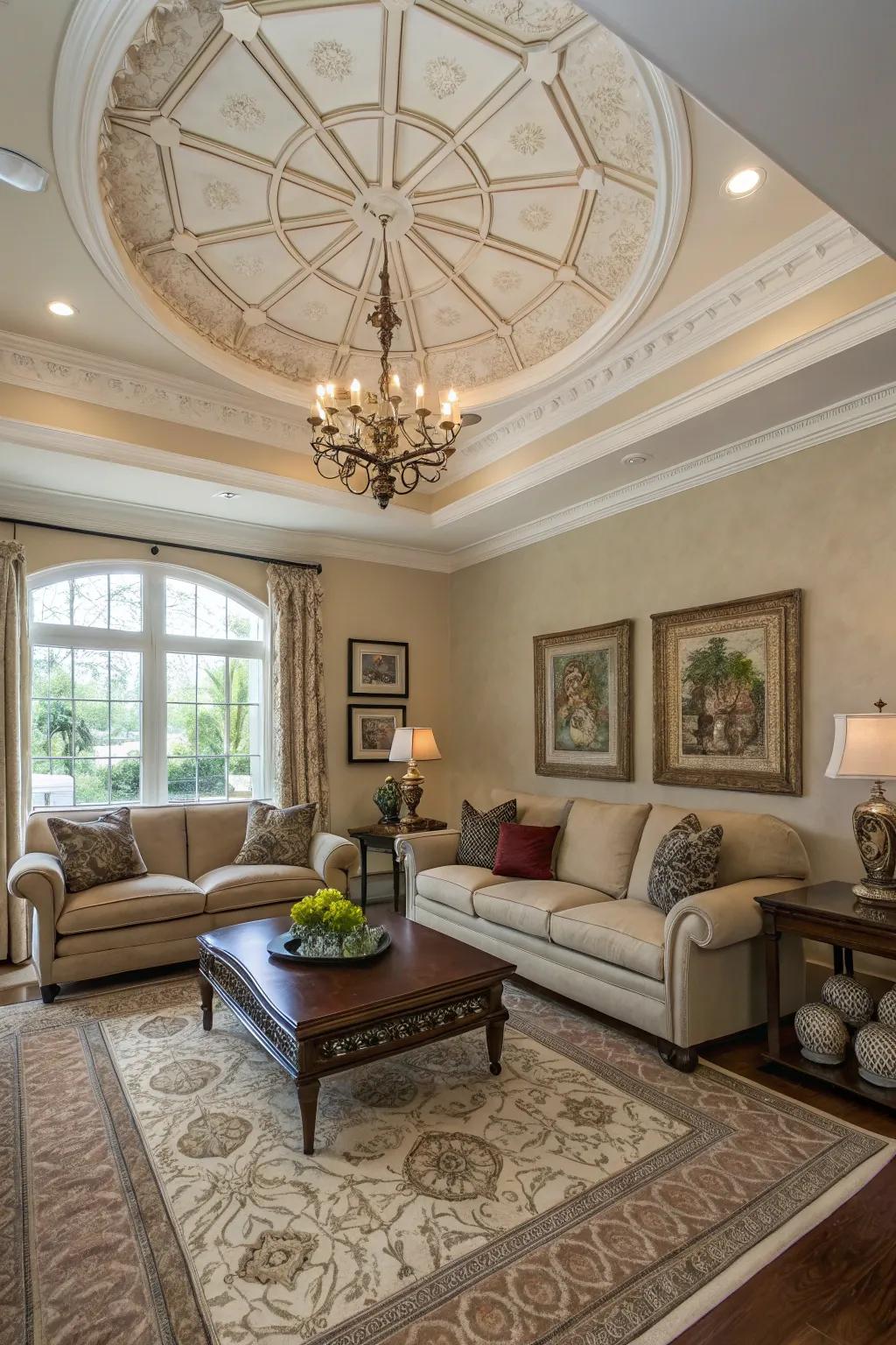 Proportions are key when choosing accent size.