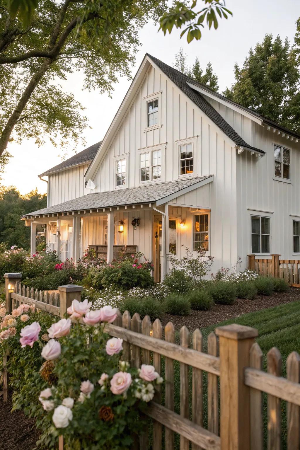 Fieldhouse siding infuses farmhouse appeal and refinement.