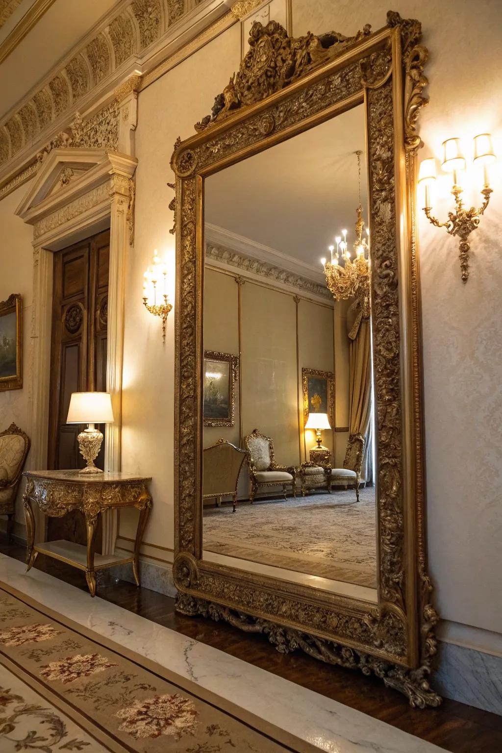 Enhance luminance and expanse through a resplendent daring reflector.