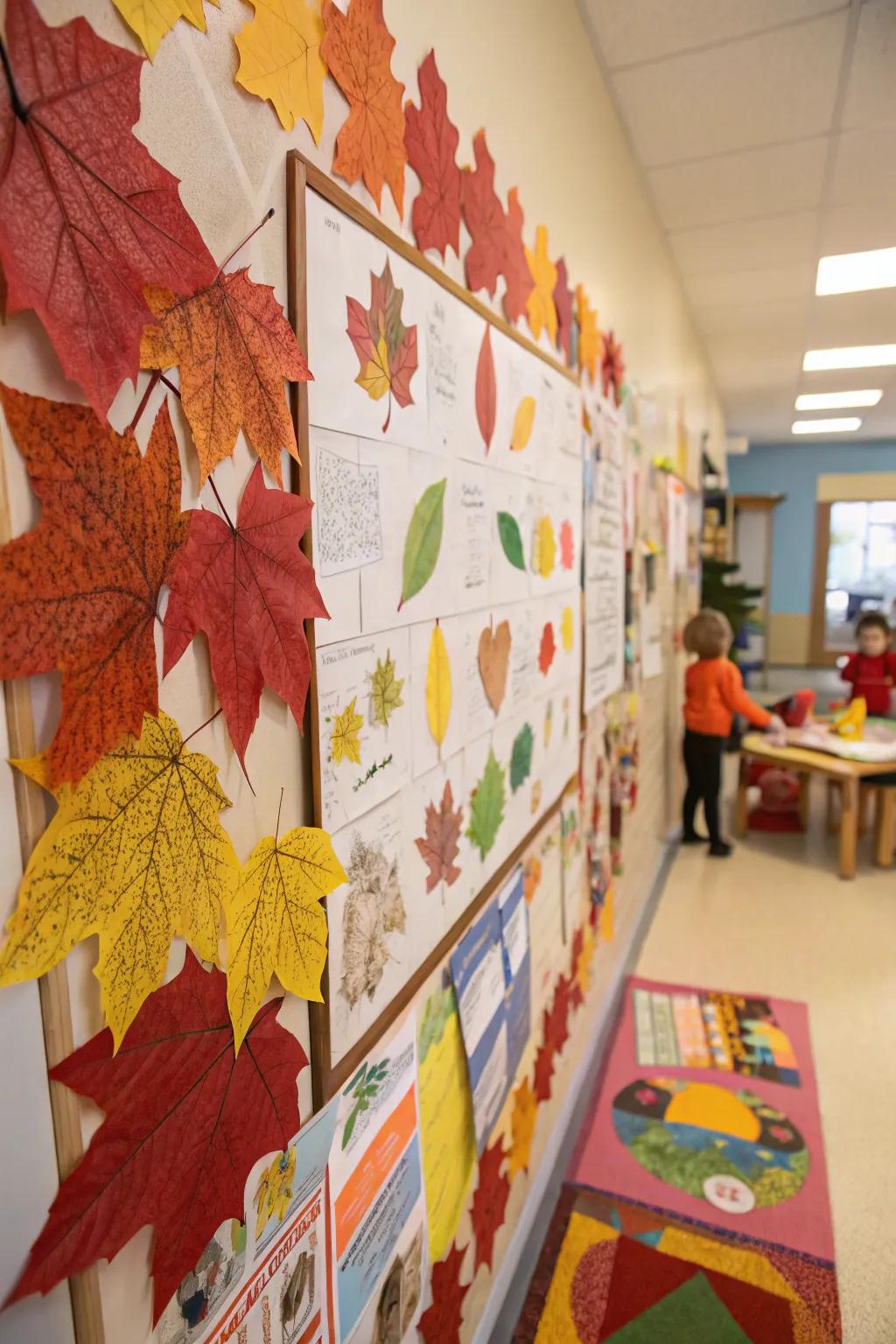 Autumnal Tint Arrangement board featuring buoyant autumn colors.