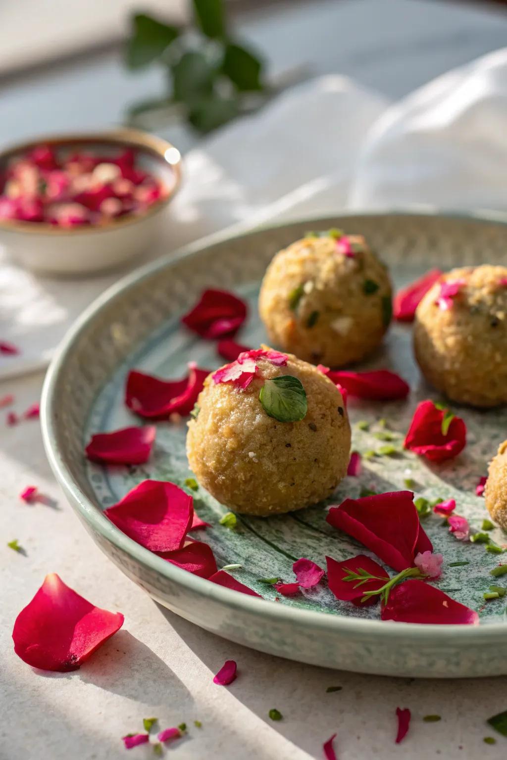 Coconut sweet treats, the perfect way to end the Diwali meal.