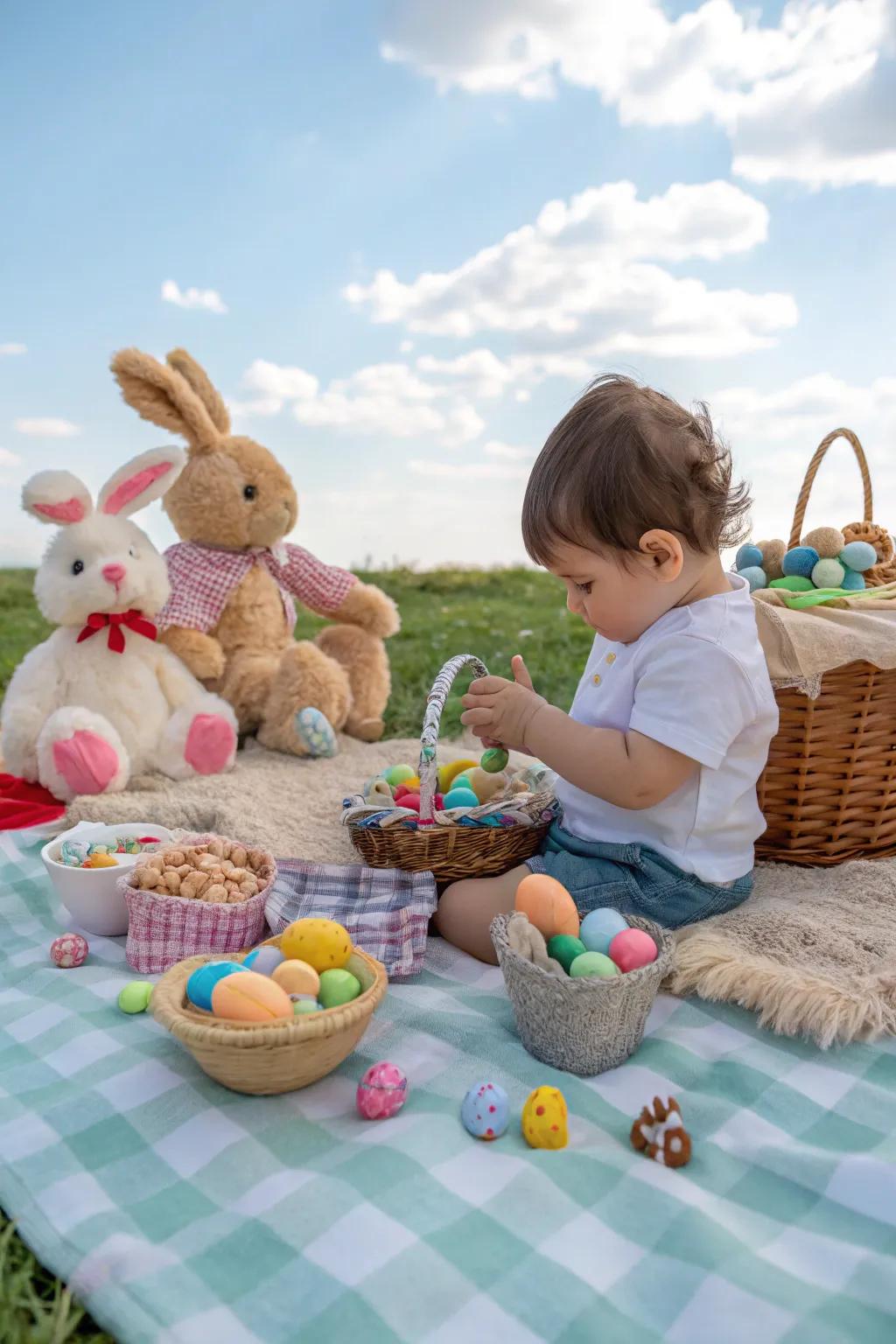 A delightful Easter outdoor meal through stuffed companions.