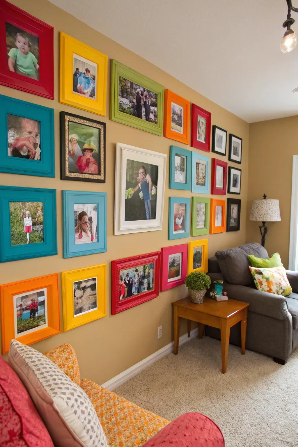Bold colors create vibrant displays.