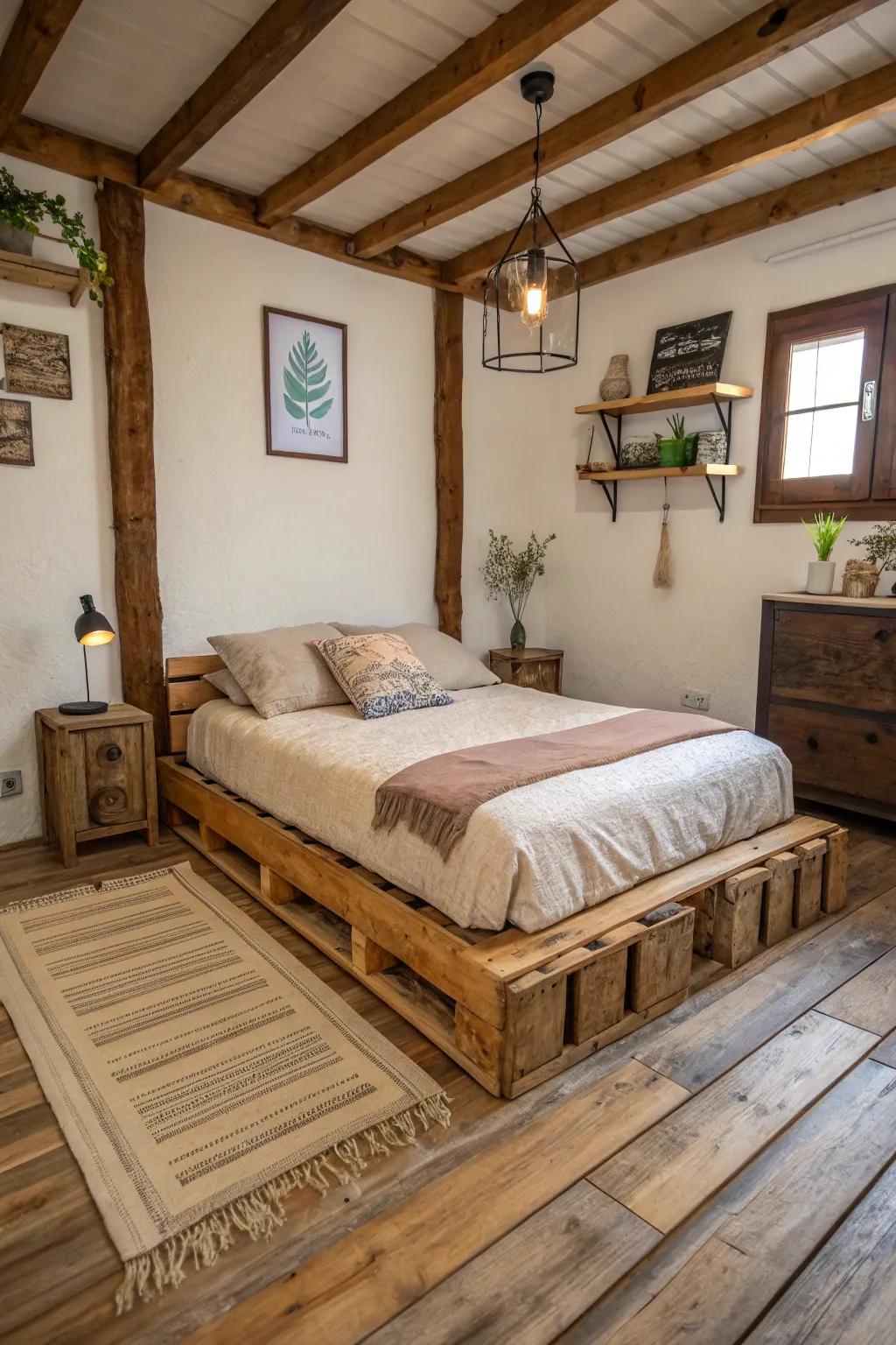 Rustic decor adds warmth and character to any room.