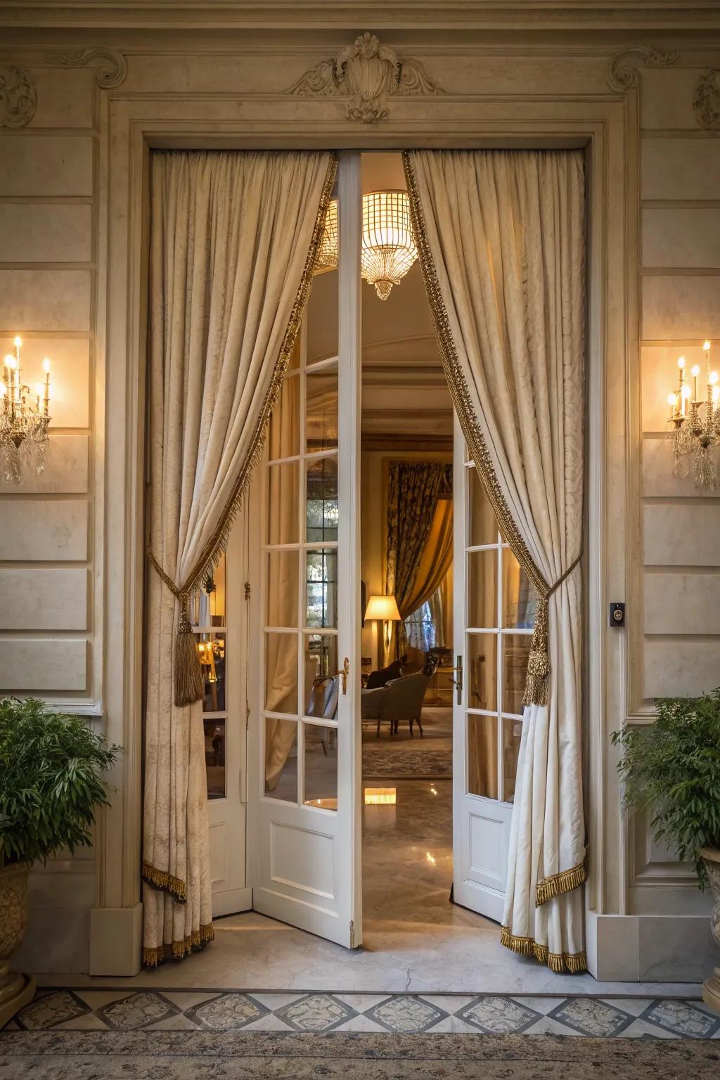 Trimmings provide a charming enhancement to your curtains.