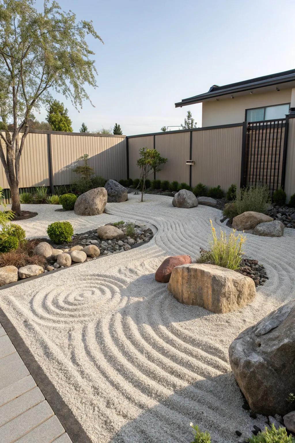 Zen gardens bring simplicity and inner peace, creating an atmosphere of calm.