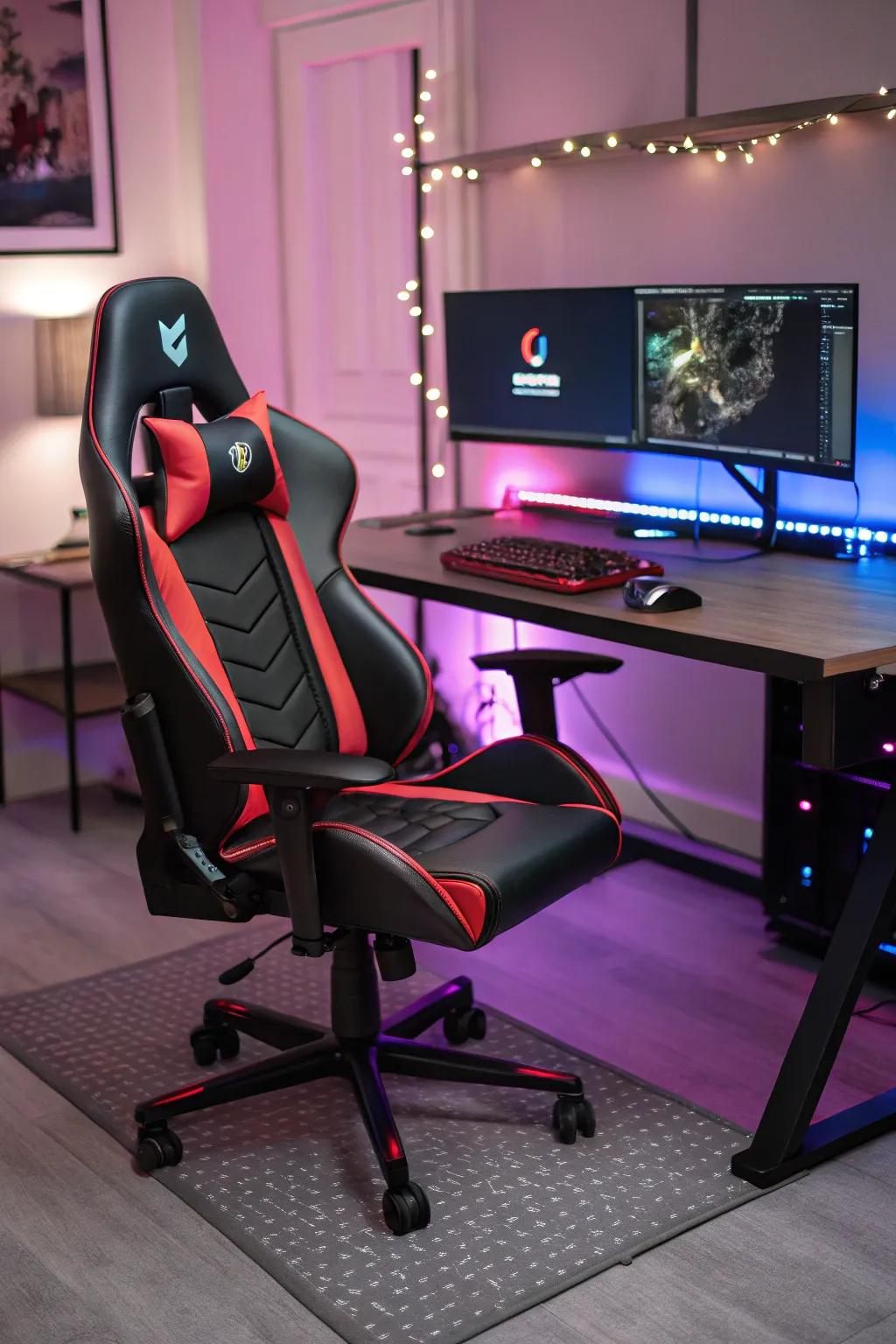 Smart and stylish: technology meets comfort for the modern gamer.