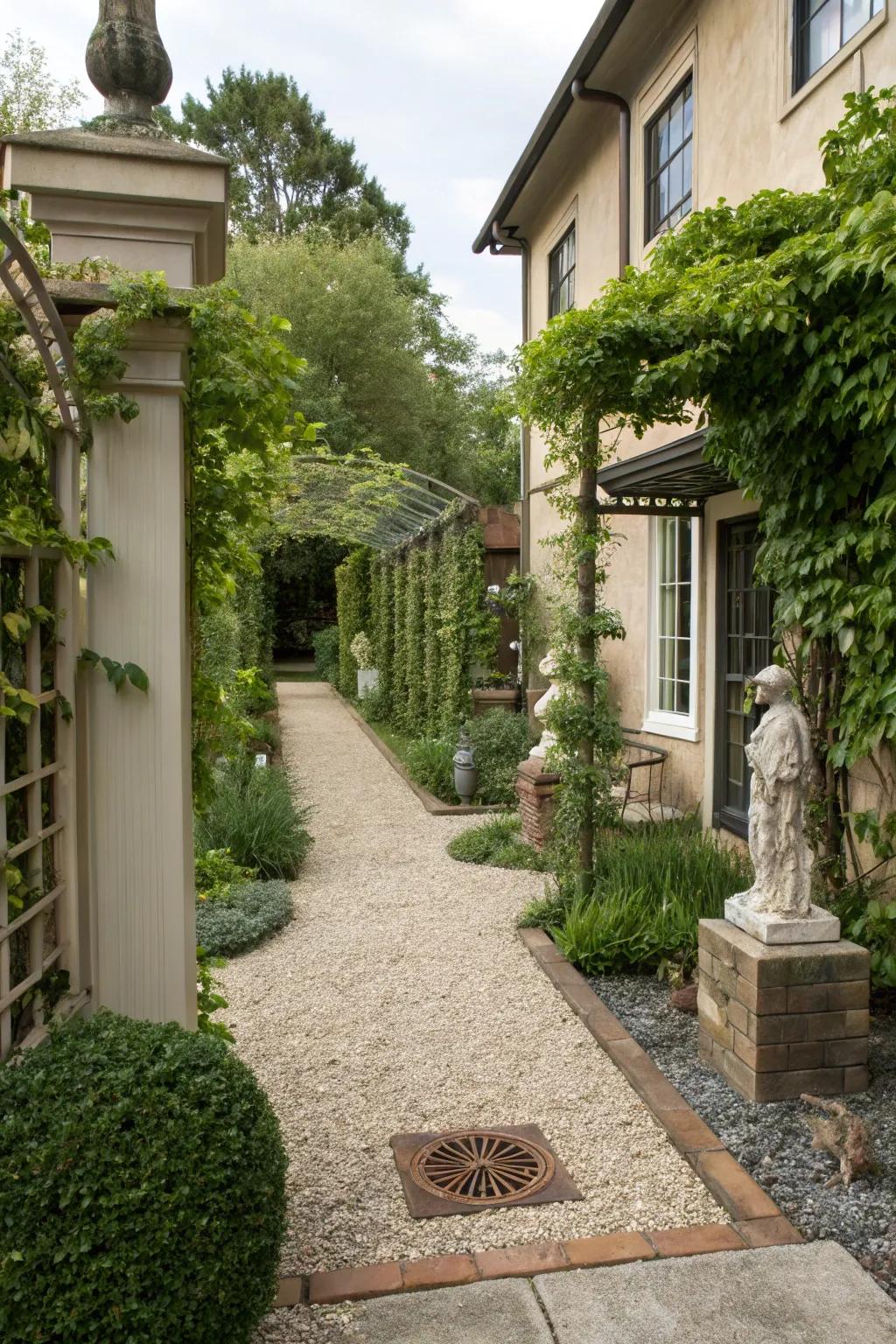 Vertical components add interest and break up the rock scenery.