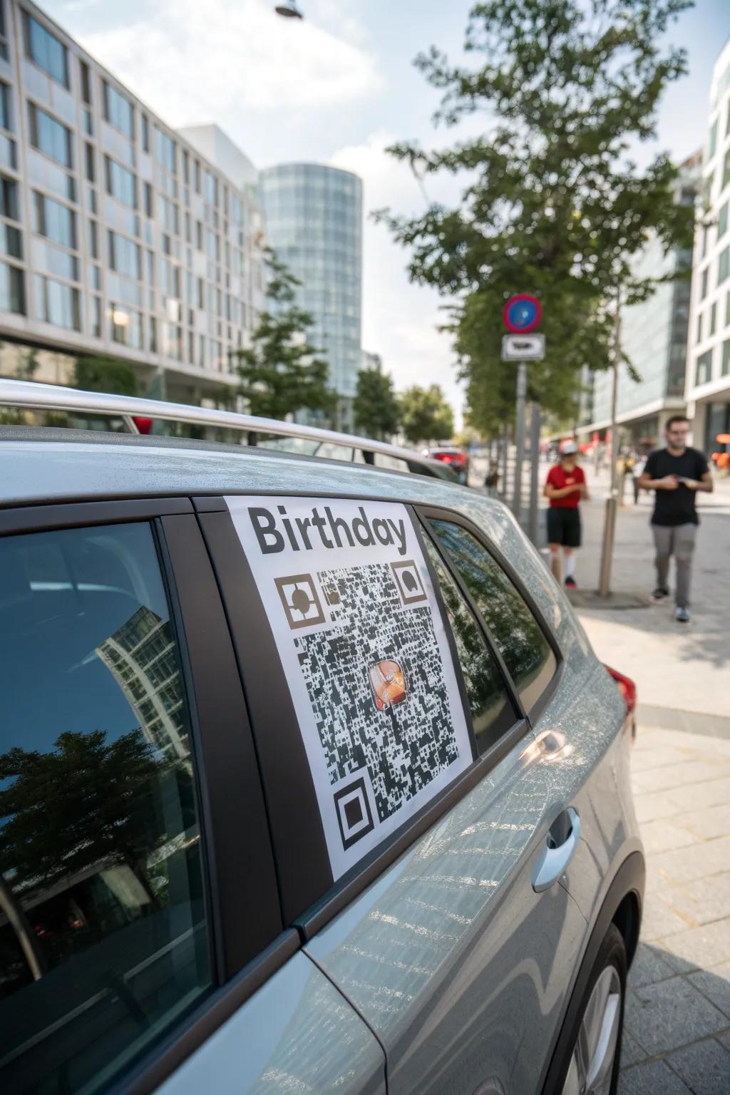QR ciphers furnish a unique, interactive constituent to birthday salutations.