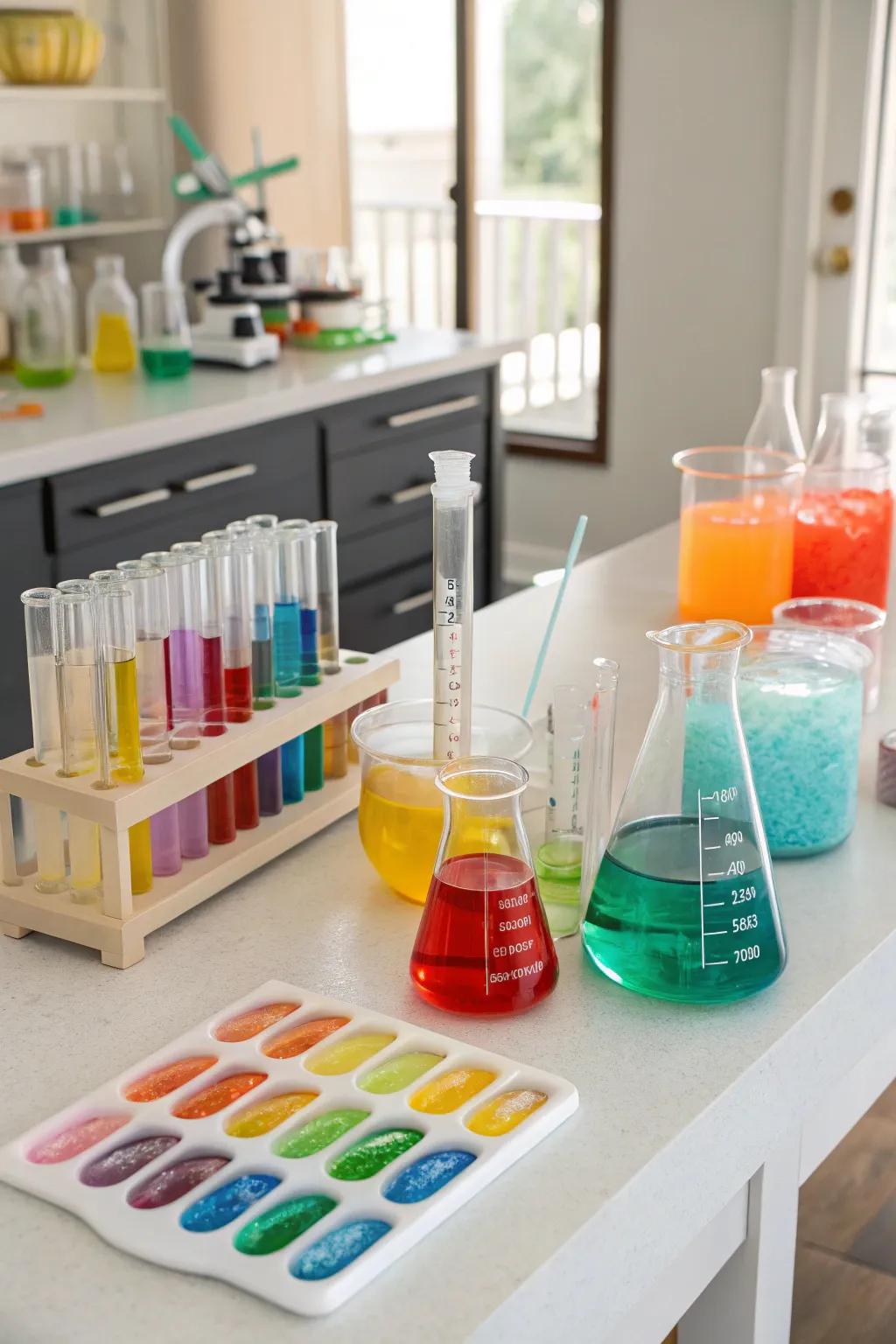 An engaging domestic science laboratory configuration for inquisitive intellects.