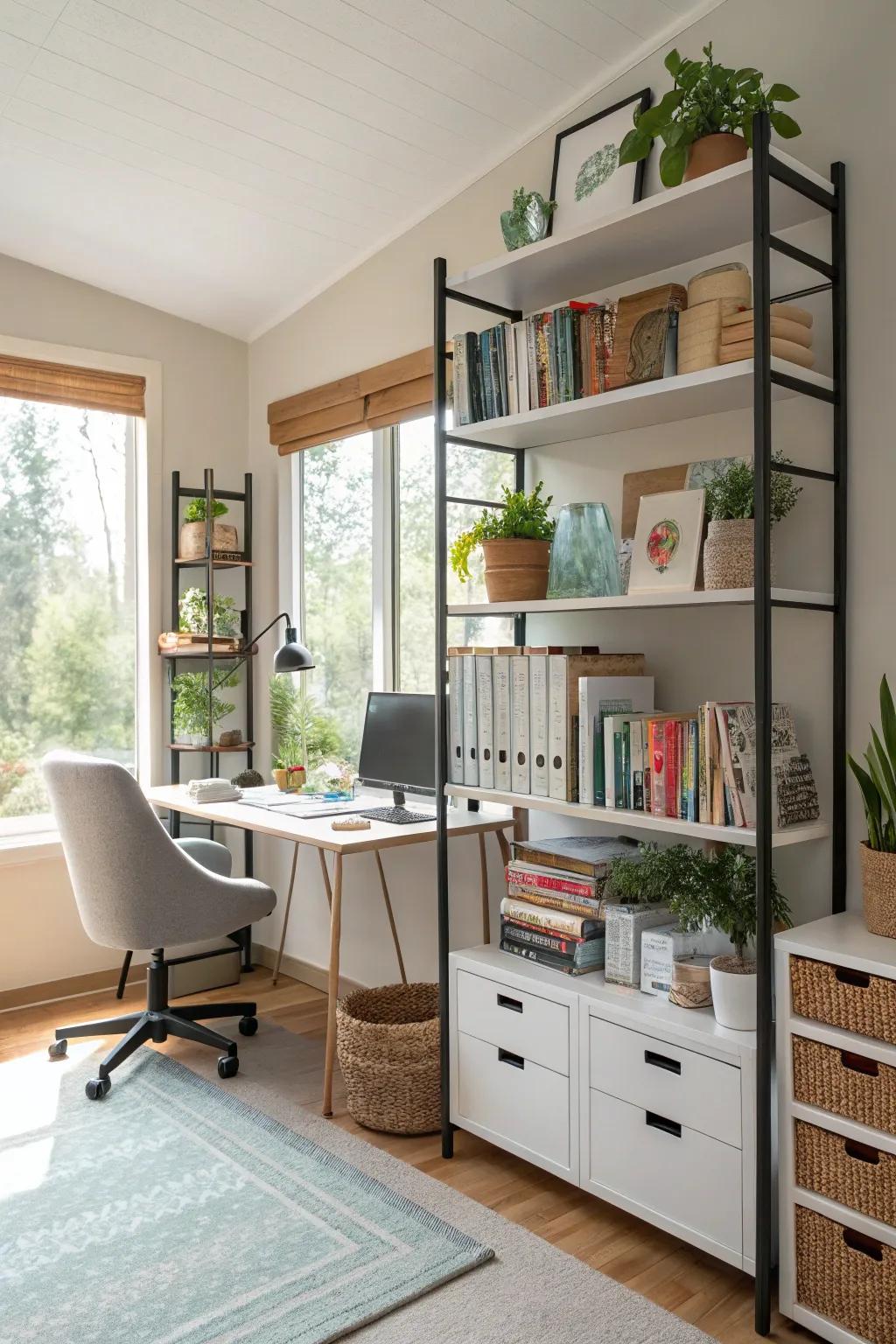 Detached units allow for adaptable room arrangements.