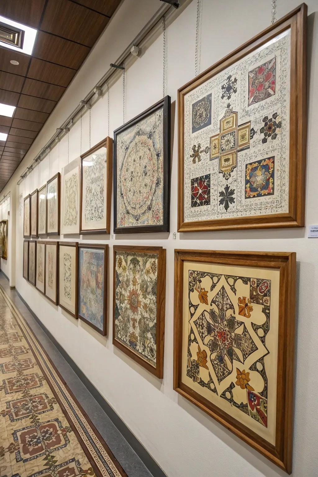 Puzzles become gorgeous wall art.