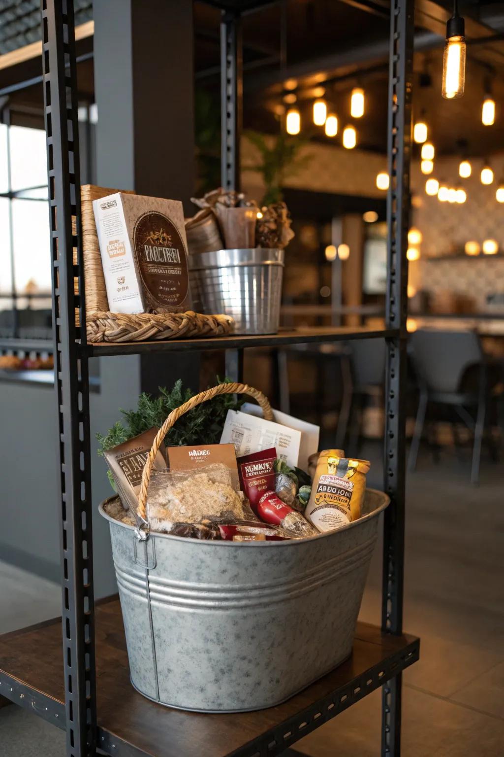 Unique basket forms offer a creative and unexpected twist.