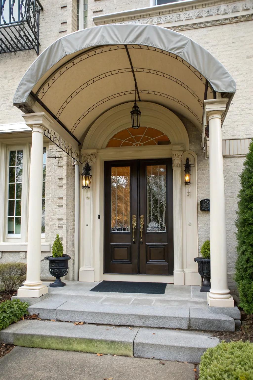 A shaded spot offers practicality and style.