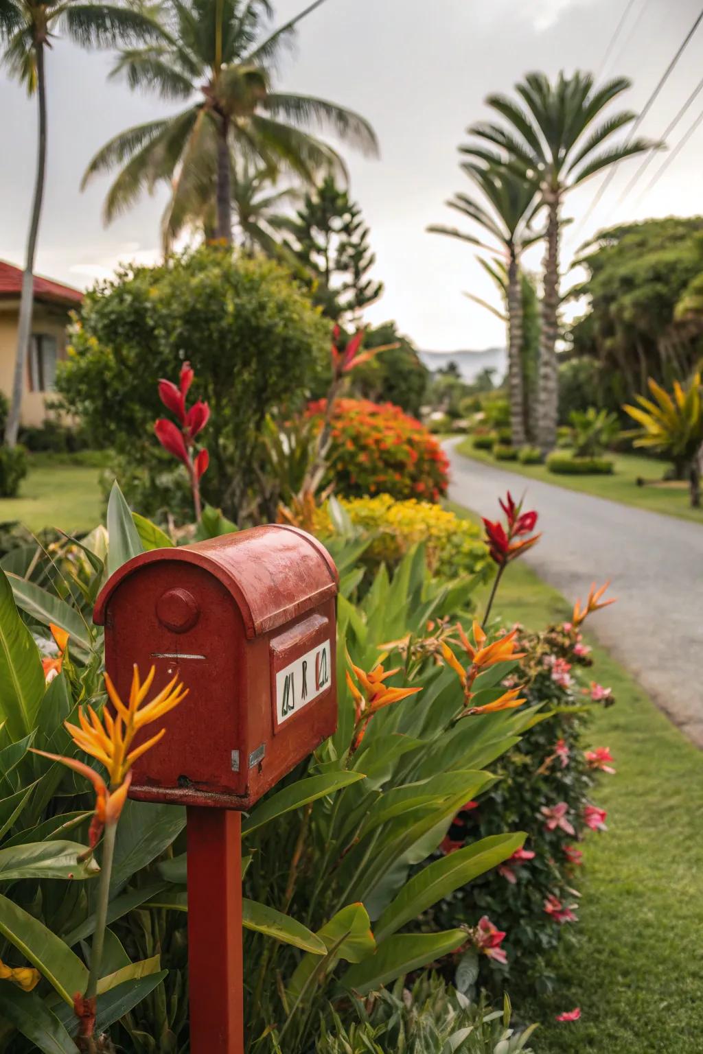 A tropical paradise provides exotic, vibrant charm to your garden.