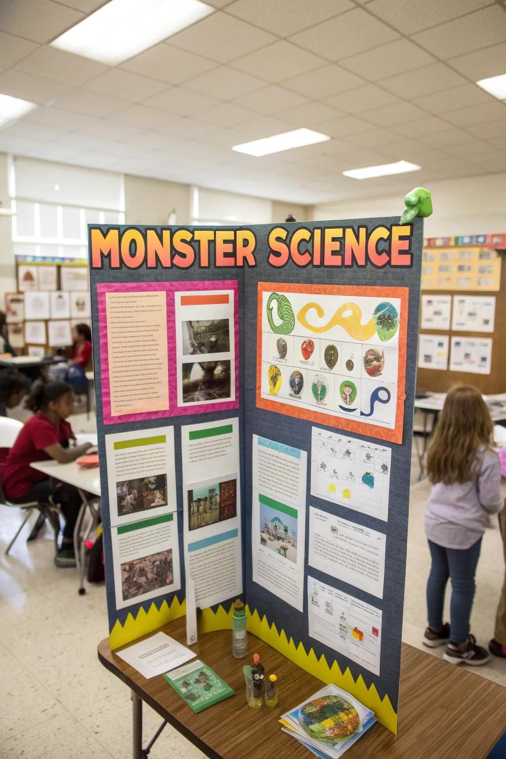 A science domain that employs monsters to engross students with the wonders of sciences.