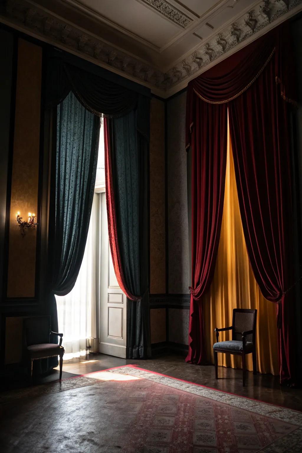 Dark emphases infuse drama and sophistication into any given space.