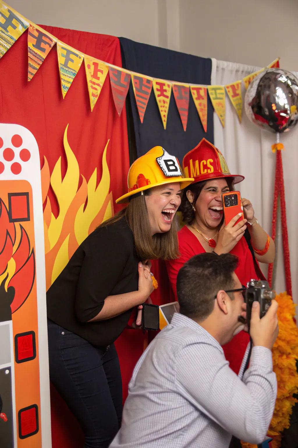 Capture the fun with a themed snap station.