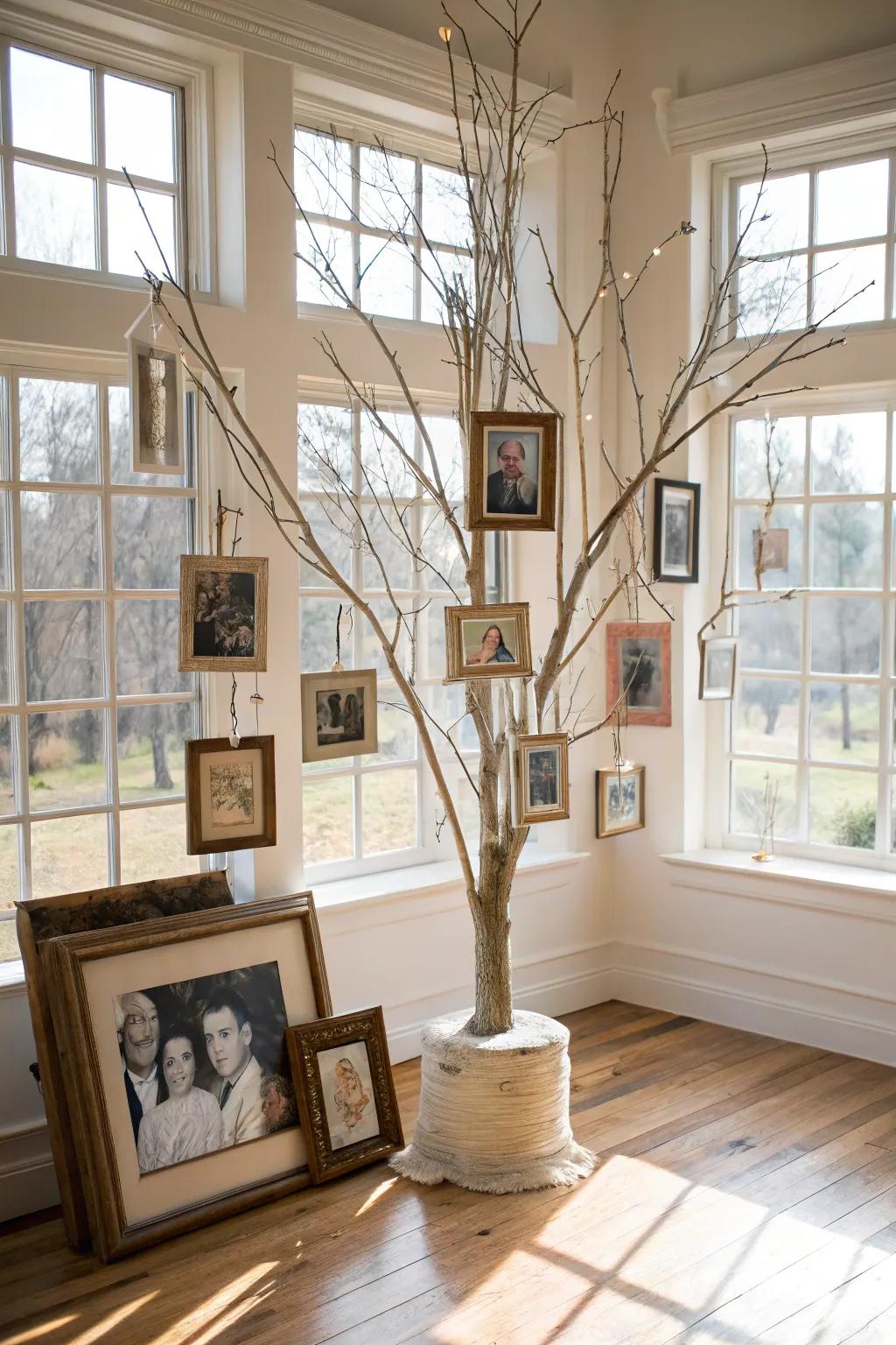 Honor family heritage with a creative heritage pictorial.