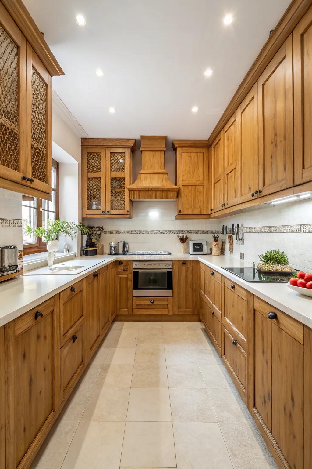 Symmetrical configuration enhances equilibrium and harmony.