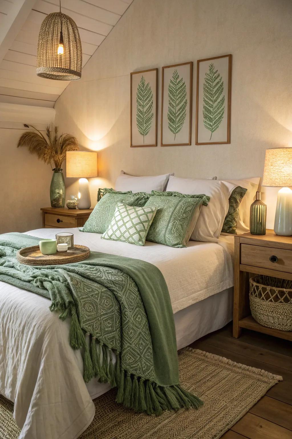Subtle green accents refresh the nautical palette.