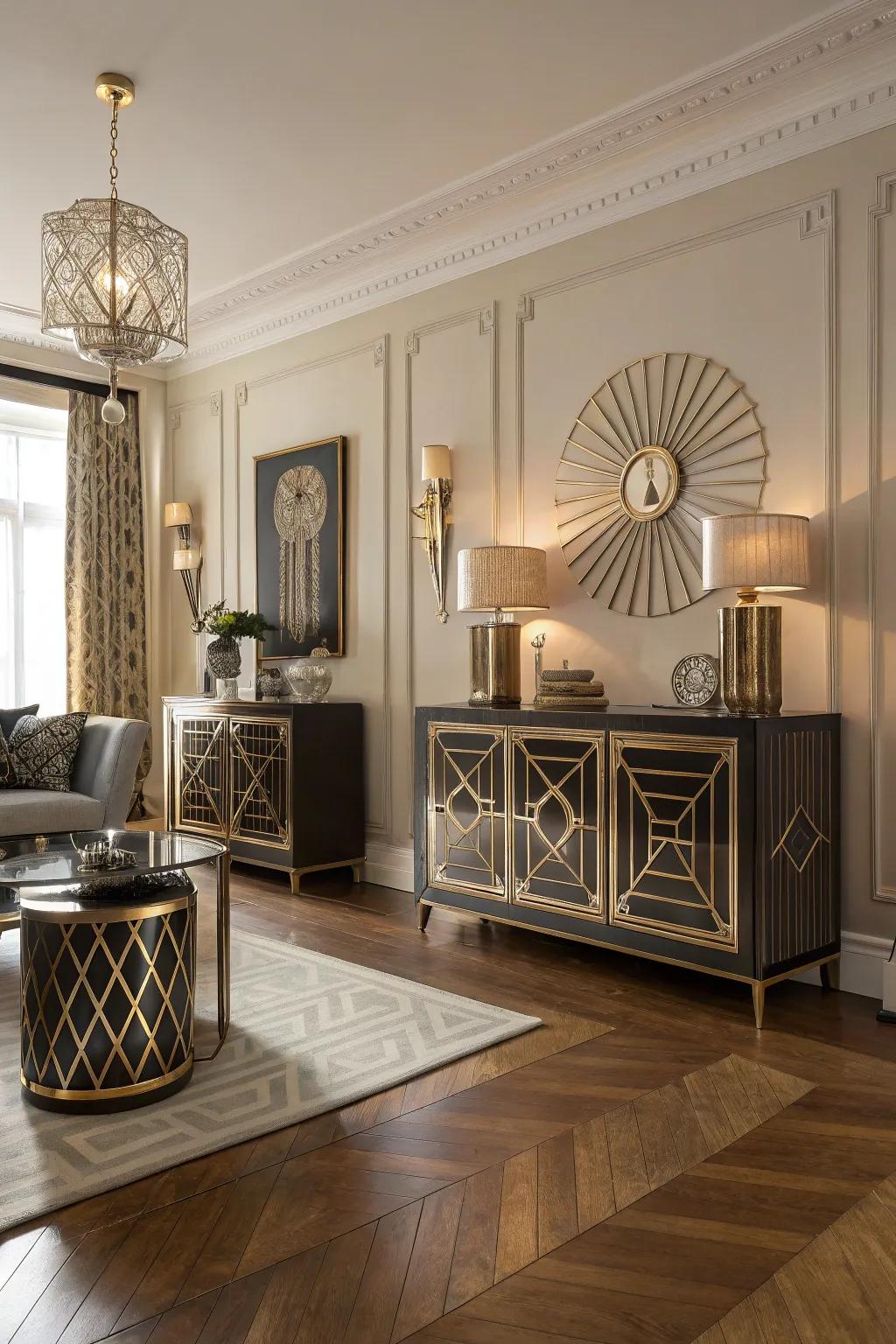 Glamour for the room.