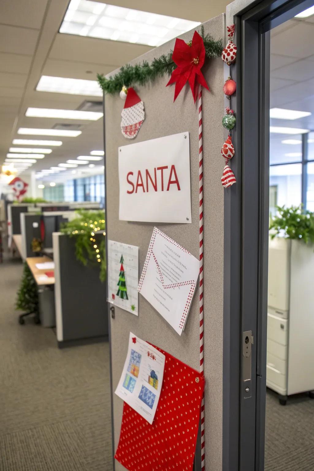 Send holiday wishes with a Sent Back-themed entryway.