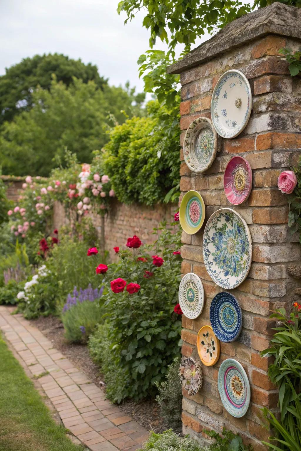 Decorative plates add class and style.