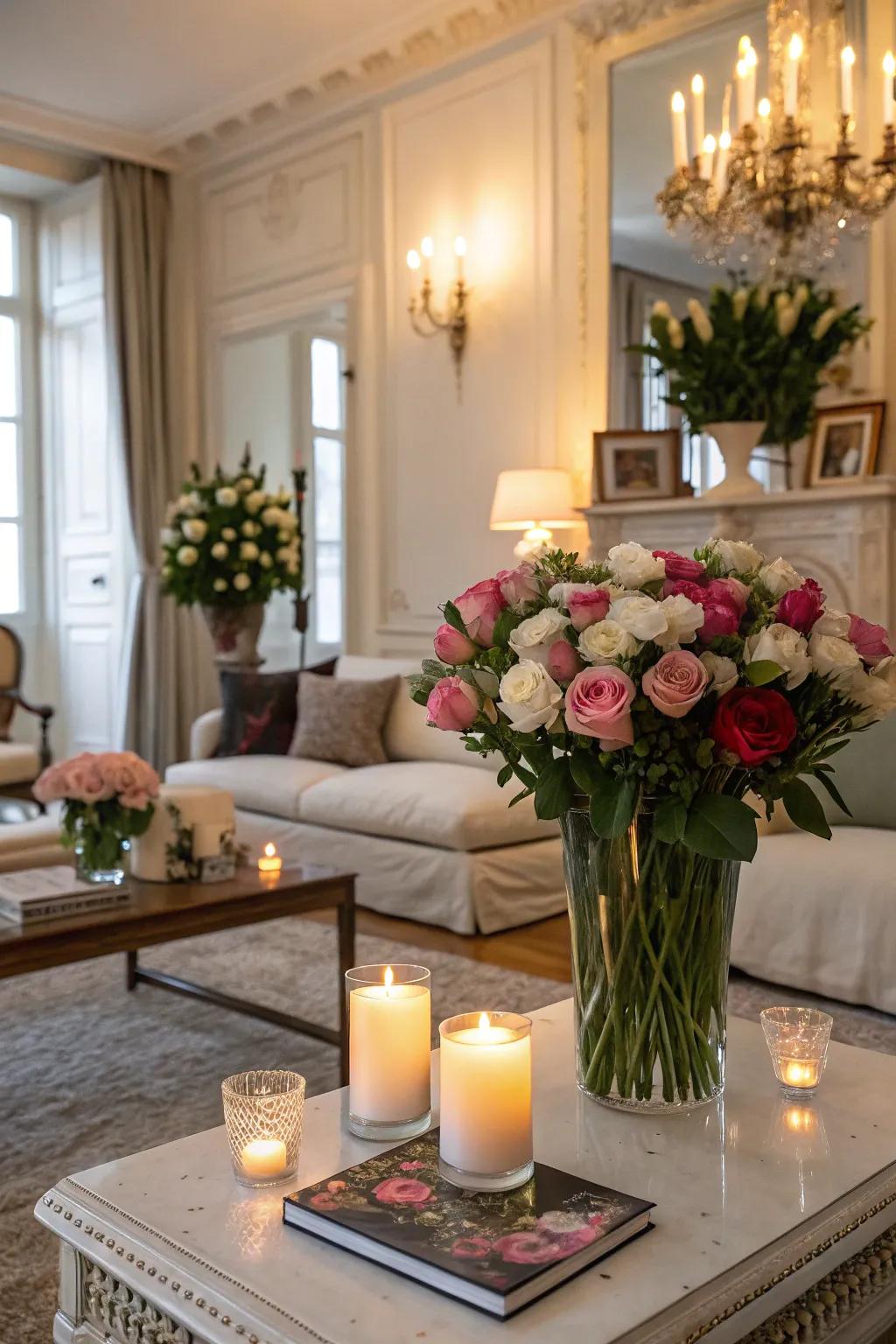 Subtle scents enhance the sensory experience.