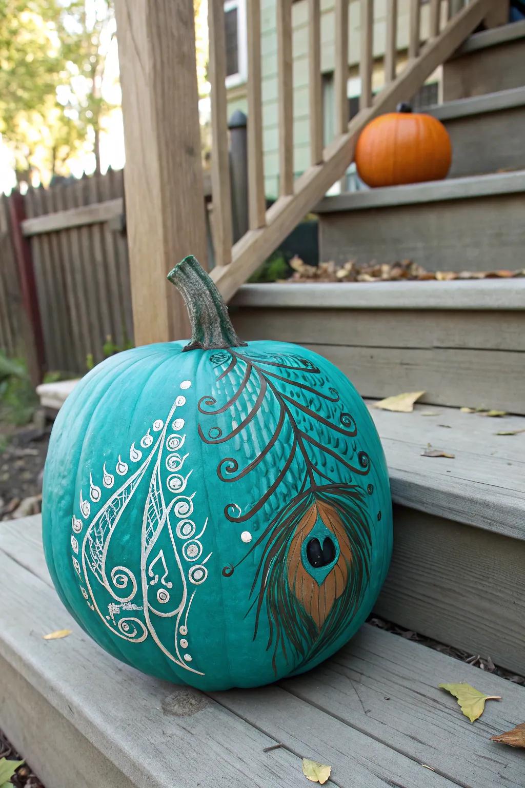 An aquatic green pumpkin that combines beauty with a meaningful cause.