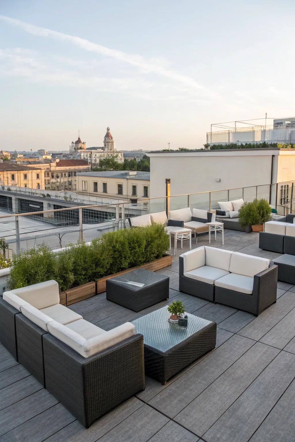 Adaptive furnishings allow your rooftop to evolve for any gathering or setting.