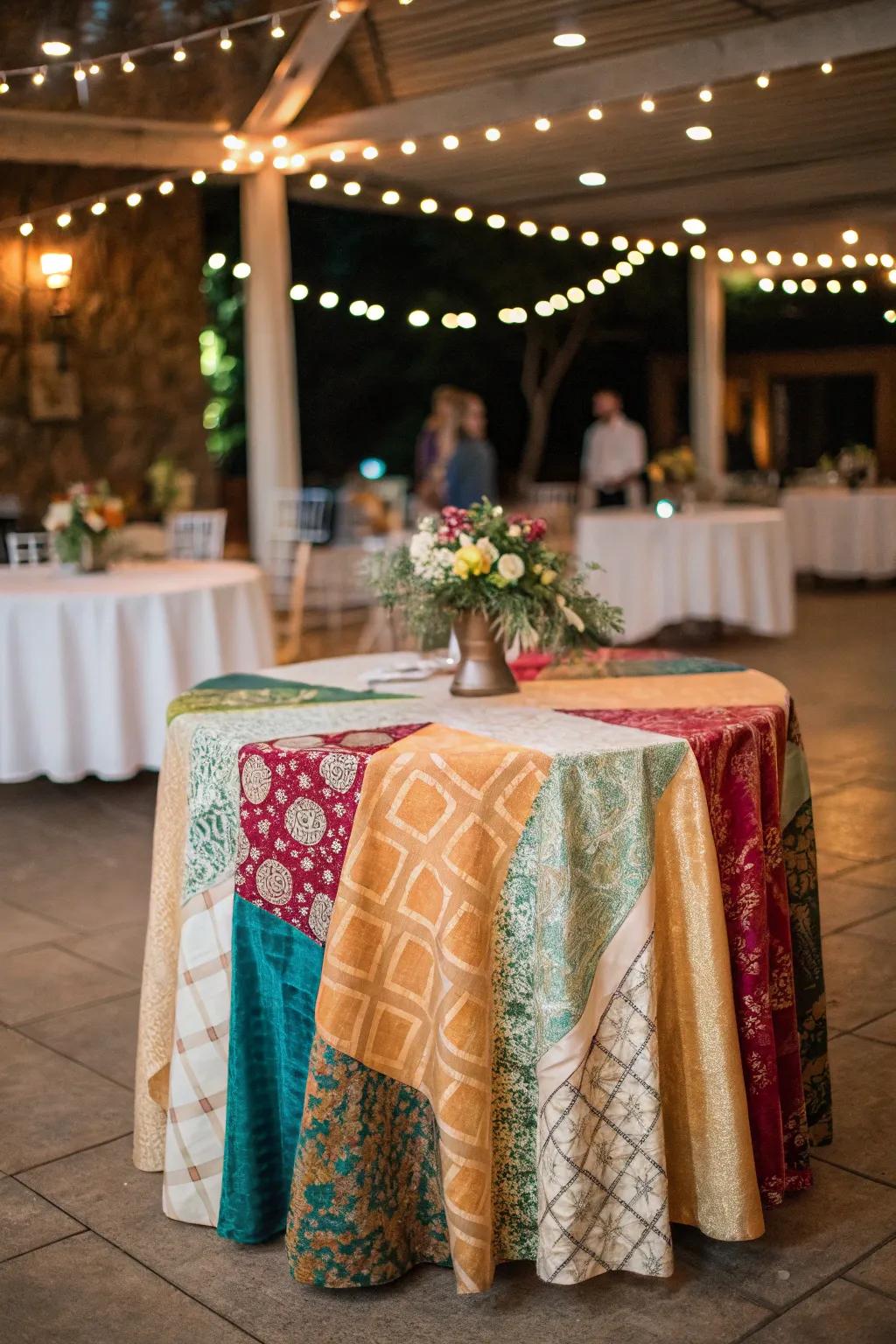 Assorted mix of textures and shades for a personalized touch.