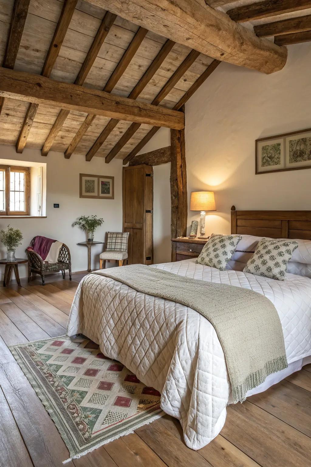 Sewn throws proffer a snug and homely impression.