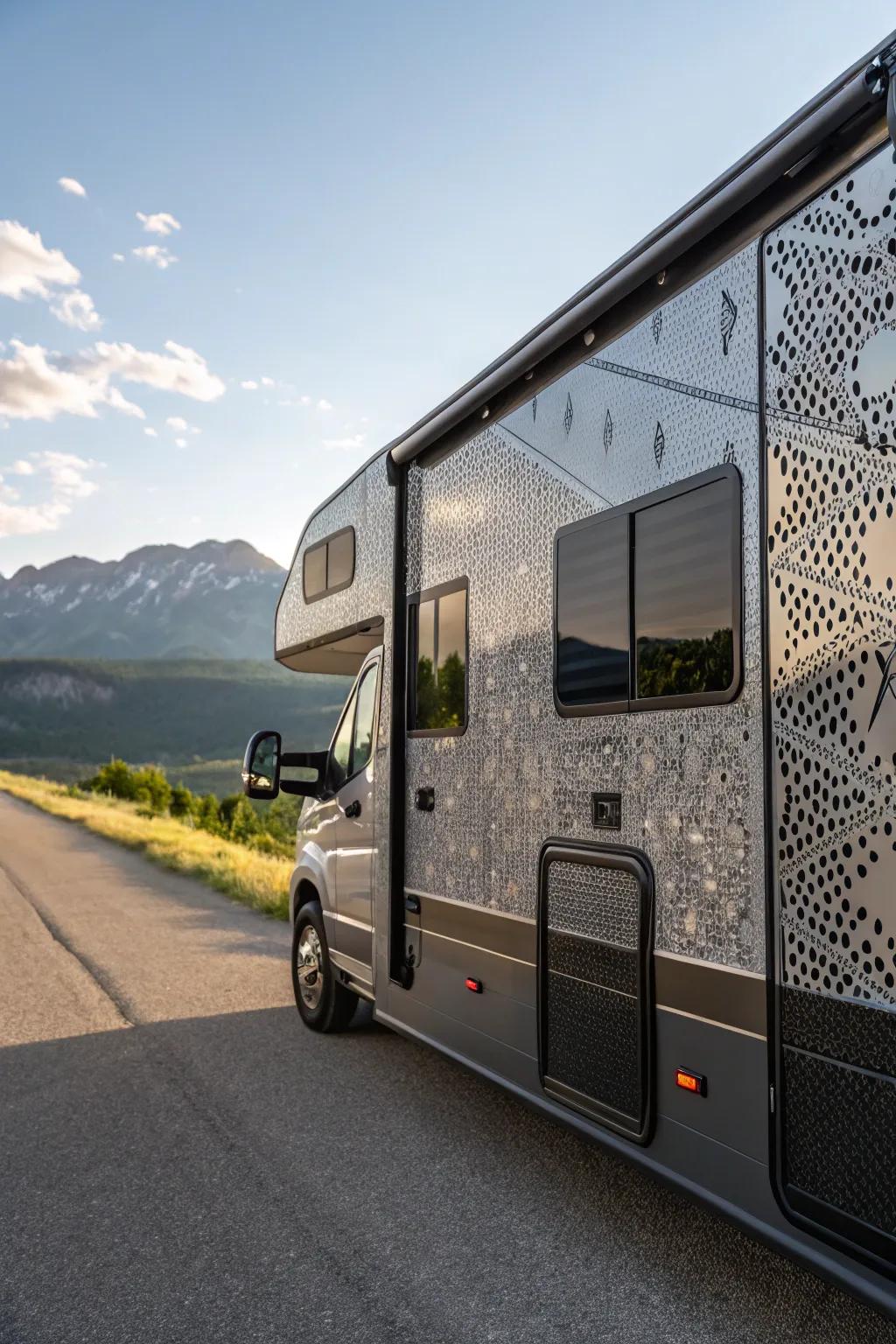 Perforated panels offer ventilation with a modern and stylish look.