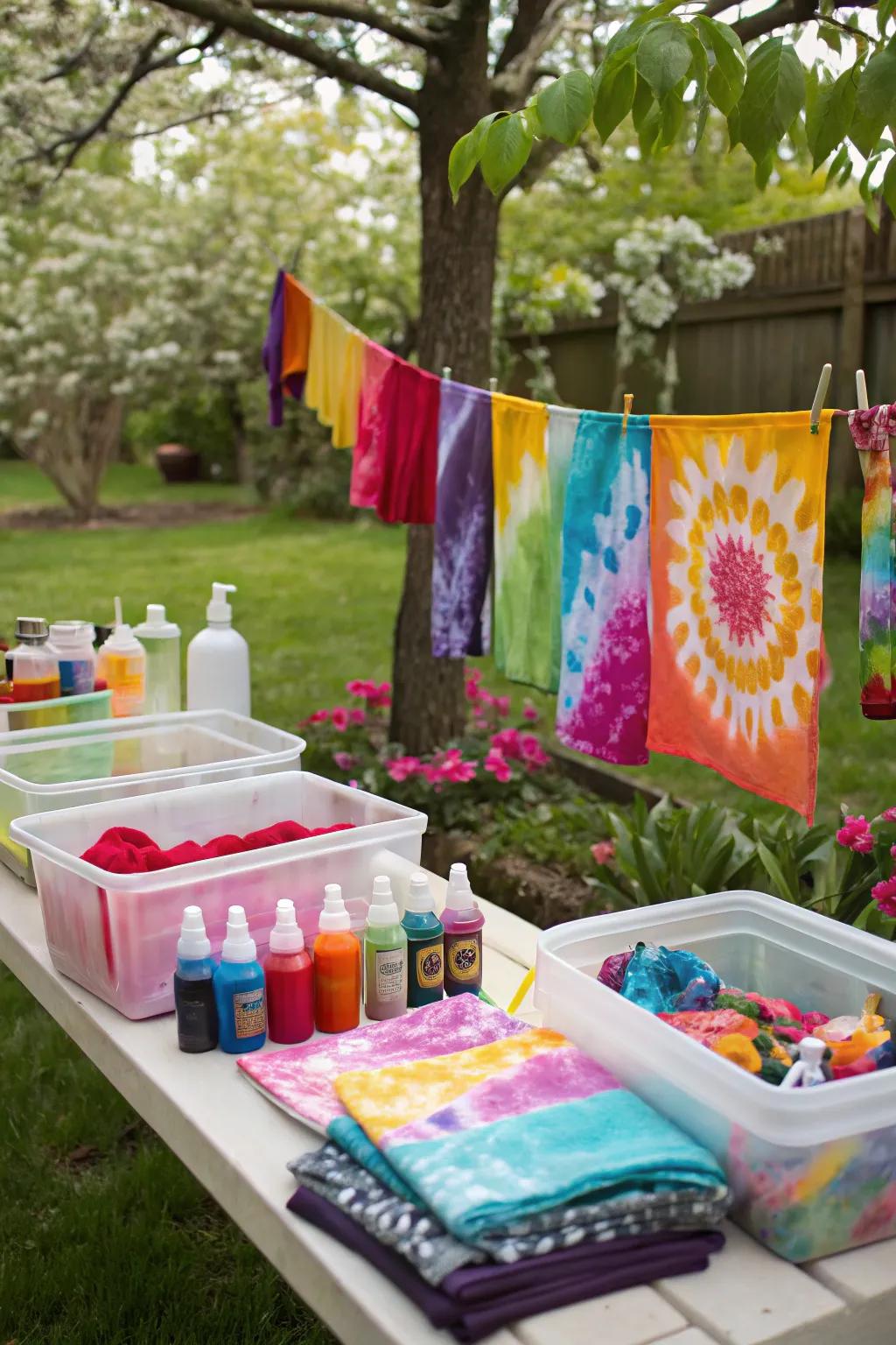 Color your realm through a vibrant do-it-yourself spiral dye gathering.