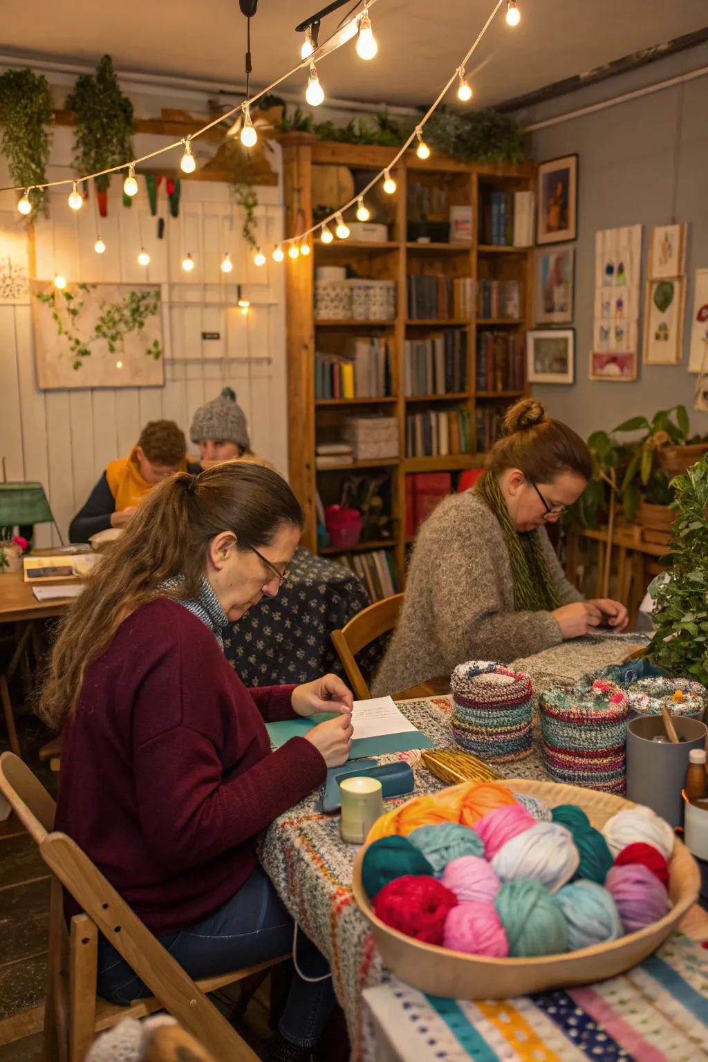 A crafting corner to inspire creativity and fun.