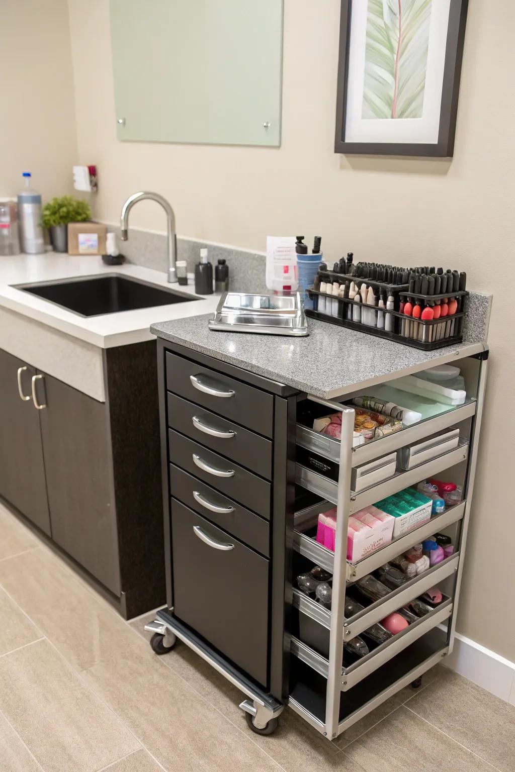 A mobile storage solution that's stylish.