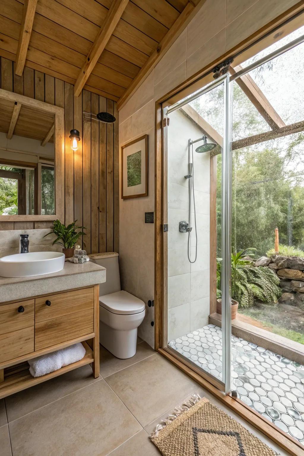 Sustainable design featuring earth-friendly crystal.