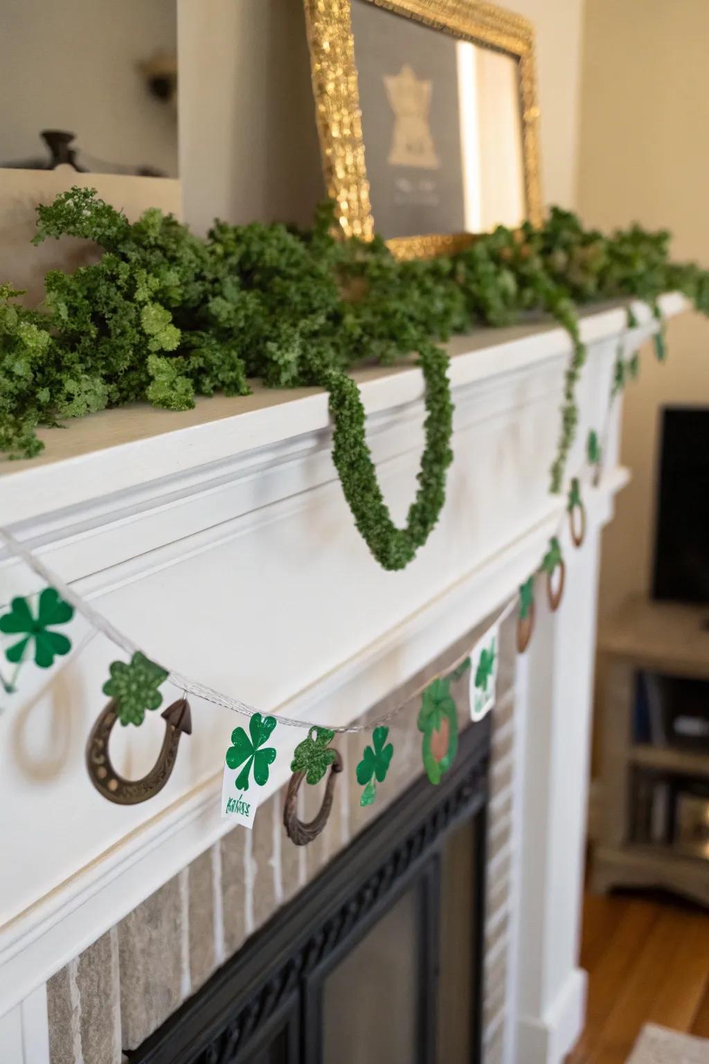 Elevate your styling through a fortunate charms garland.