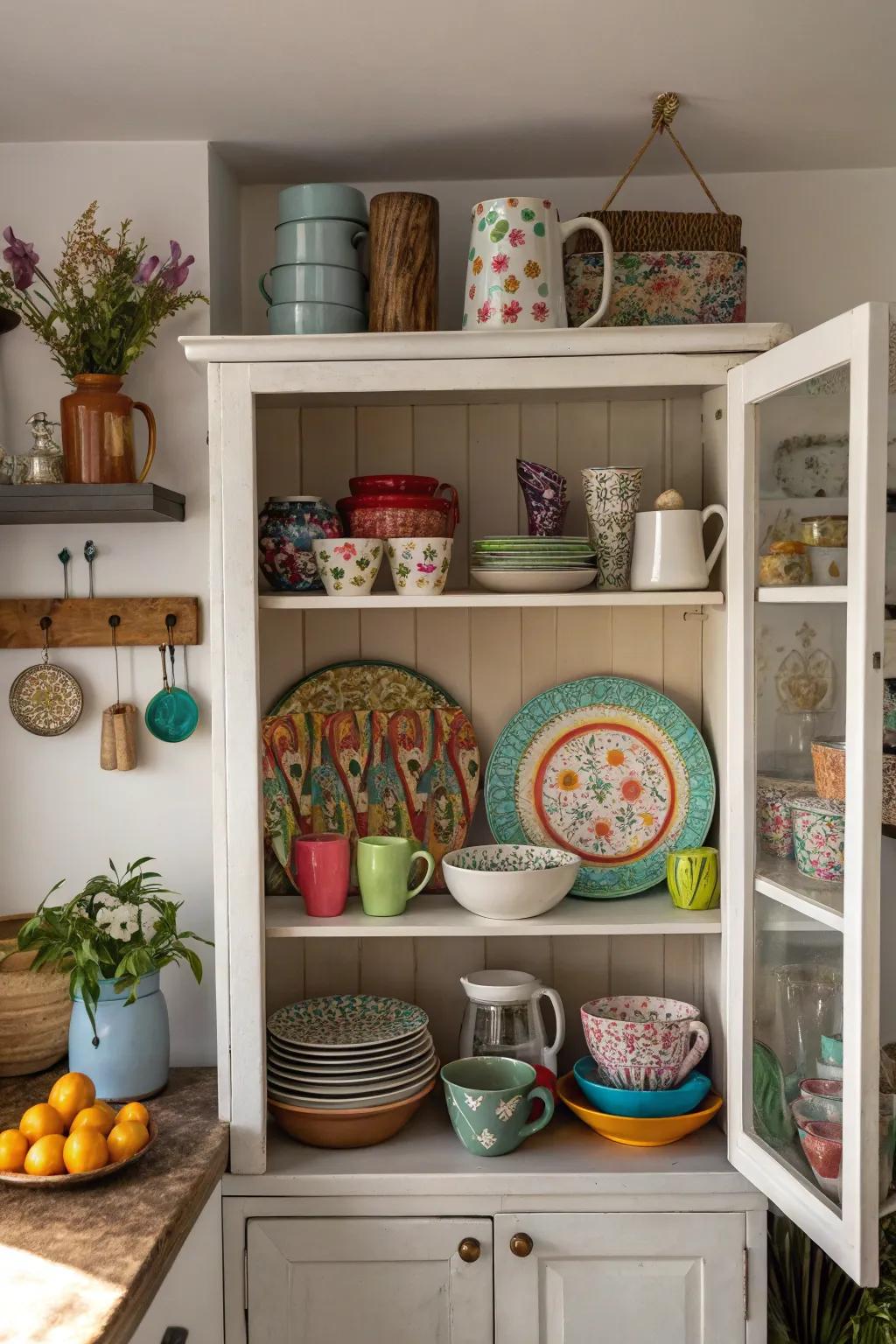 A vibrant design provides style and character to your kitchen.
