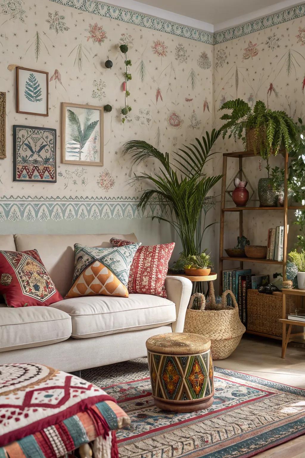 Showcase your style by pairing and layering visuals for a personalized touch.