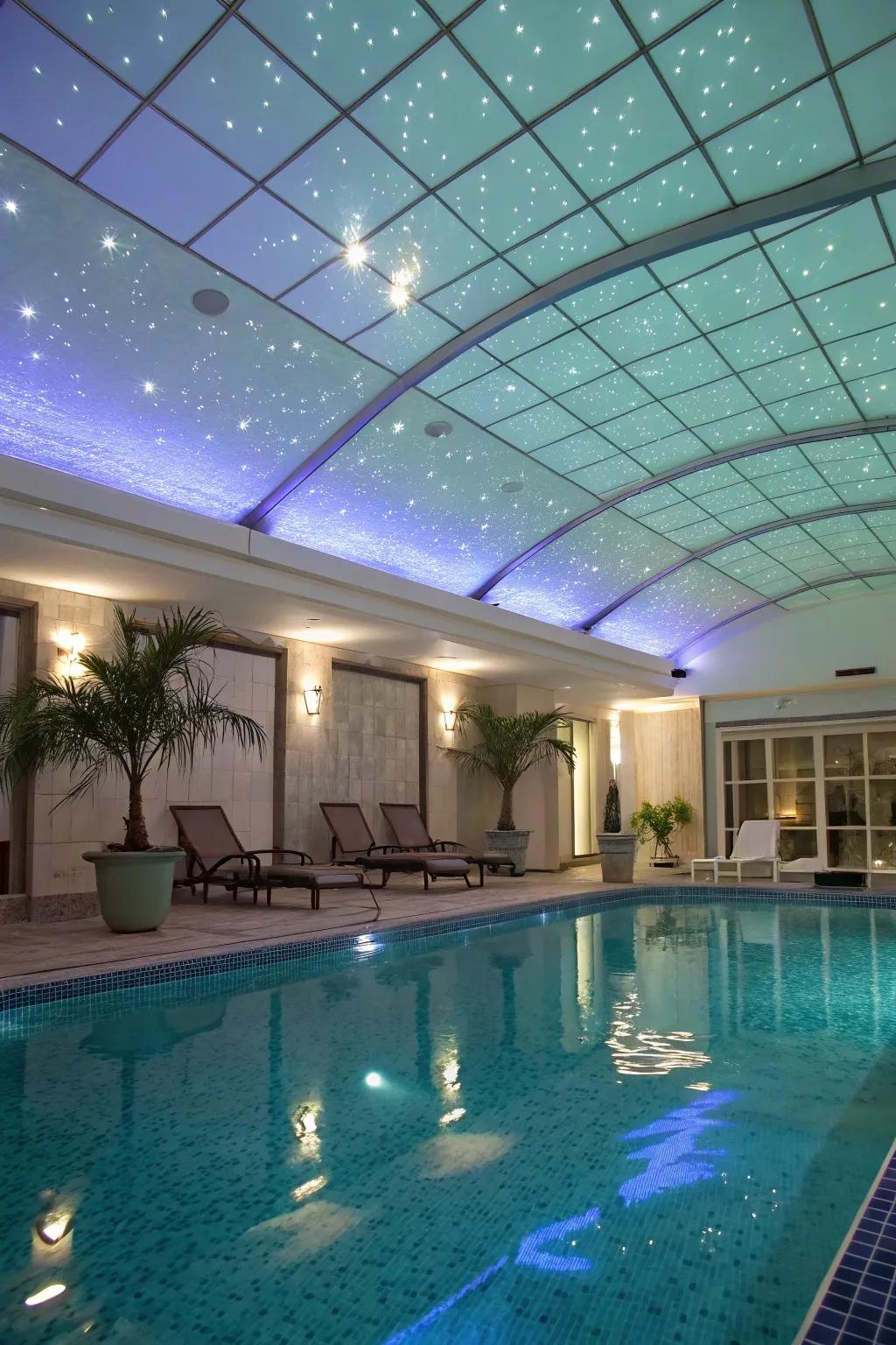 Underwater ceiling lights deliver a captivating and unique lighting solution.