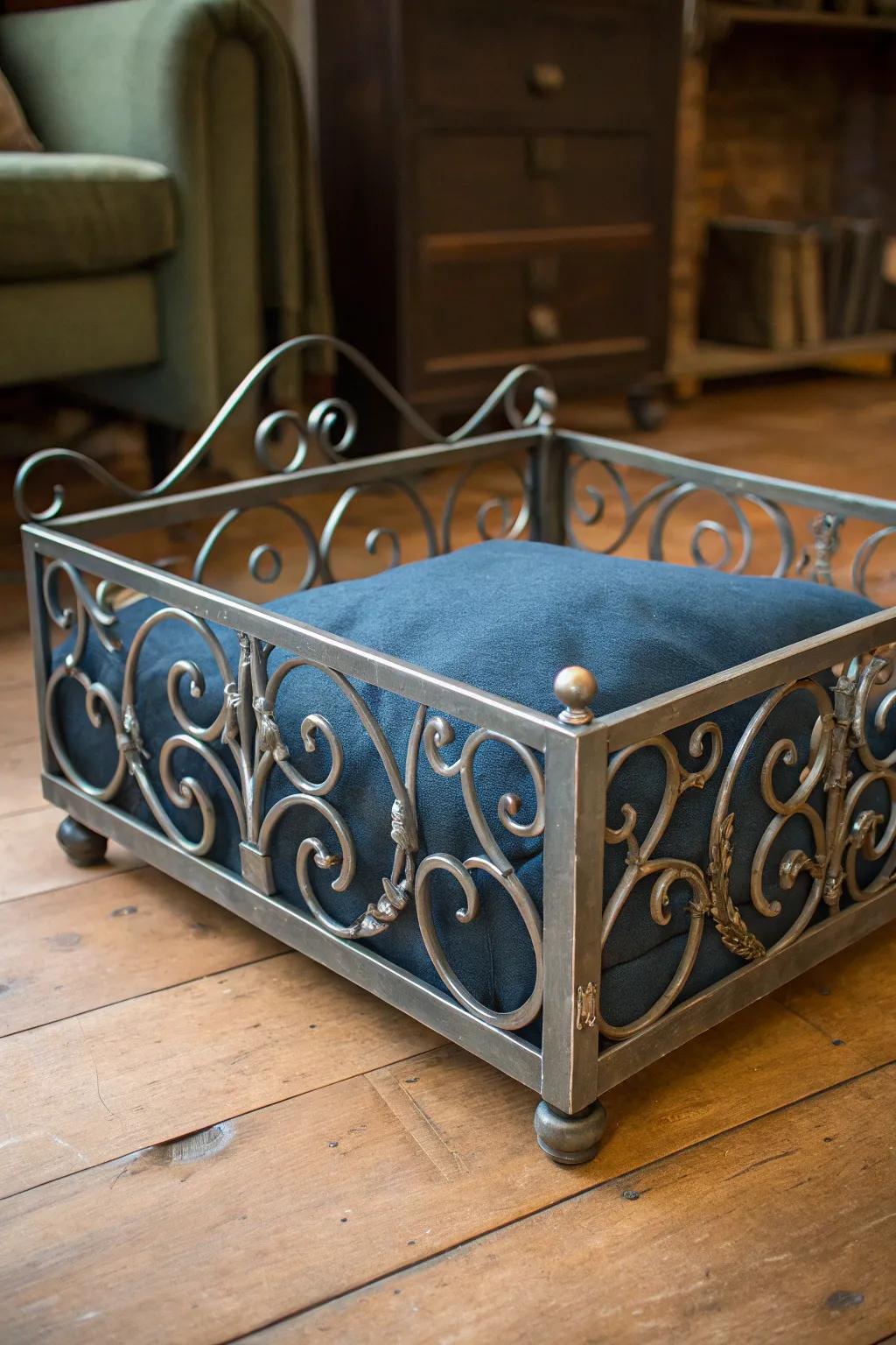 The ideal welded dog bed for your canine companion: a masterful fusion of comfort and craftsmanship.