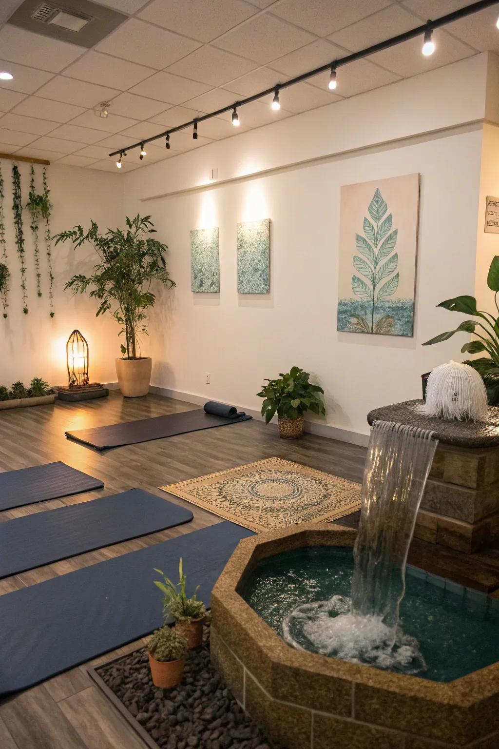 Water features give your environment a sense of calm.