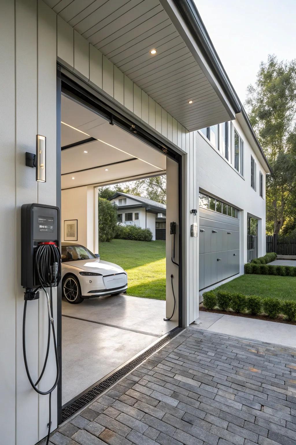 Prepare for the future with an EV charging station in your garage.
