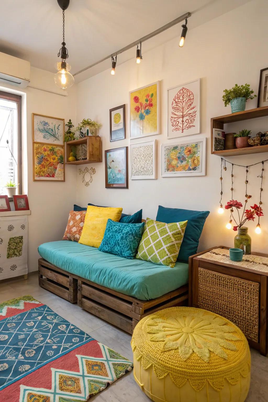 Color accents add vibrancy and reflect personal style.