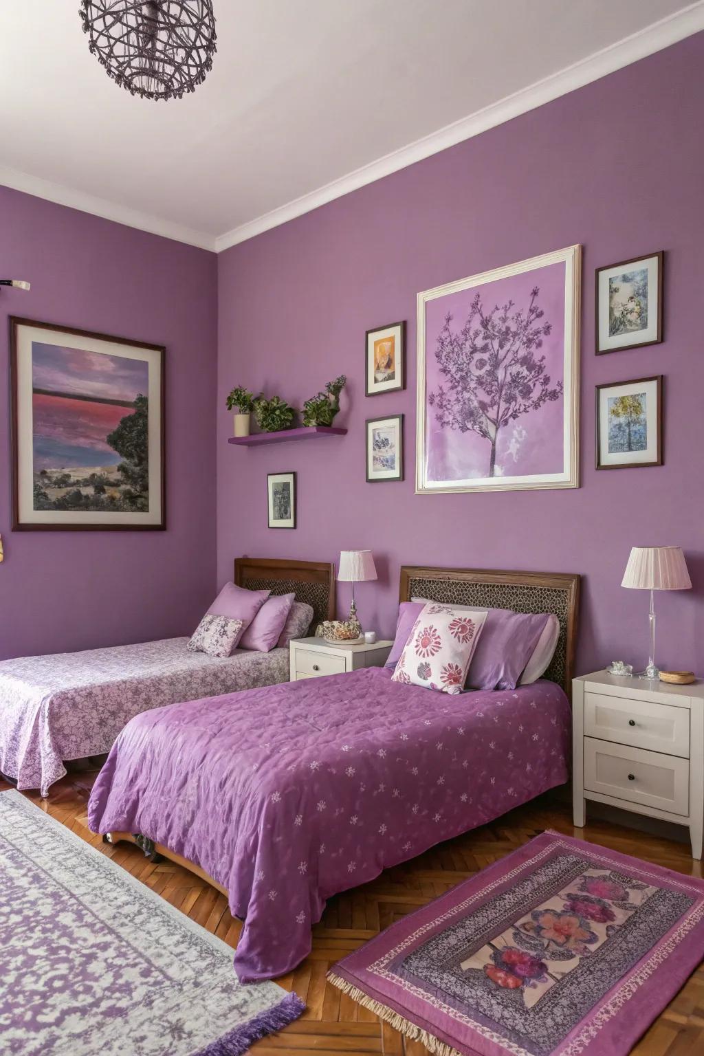 Complete the look with complementary art.