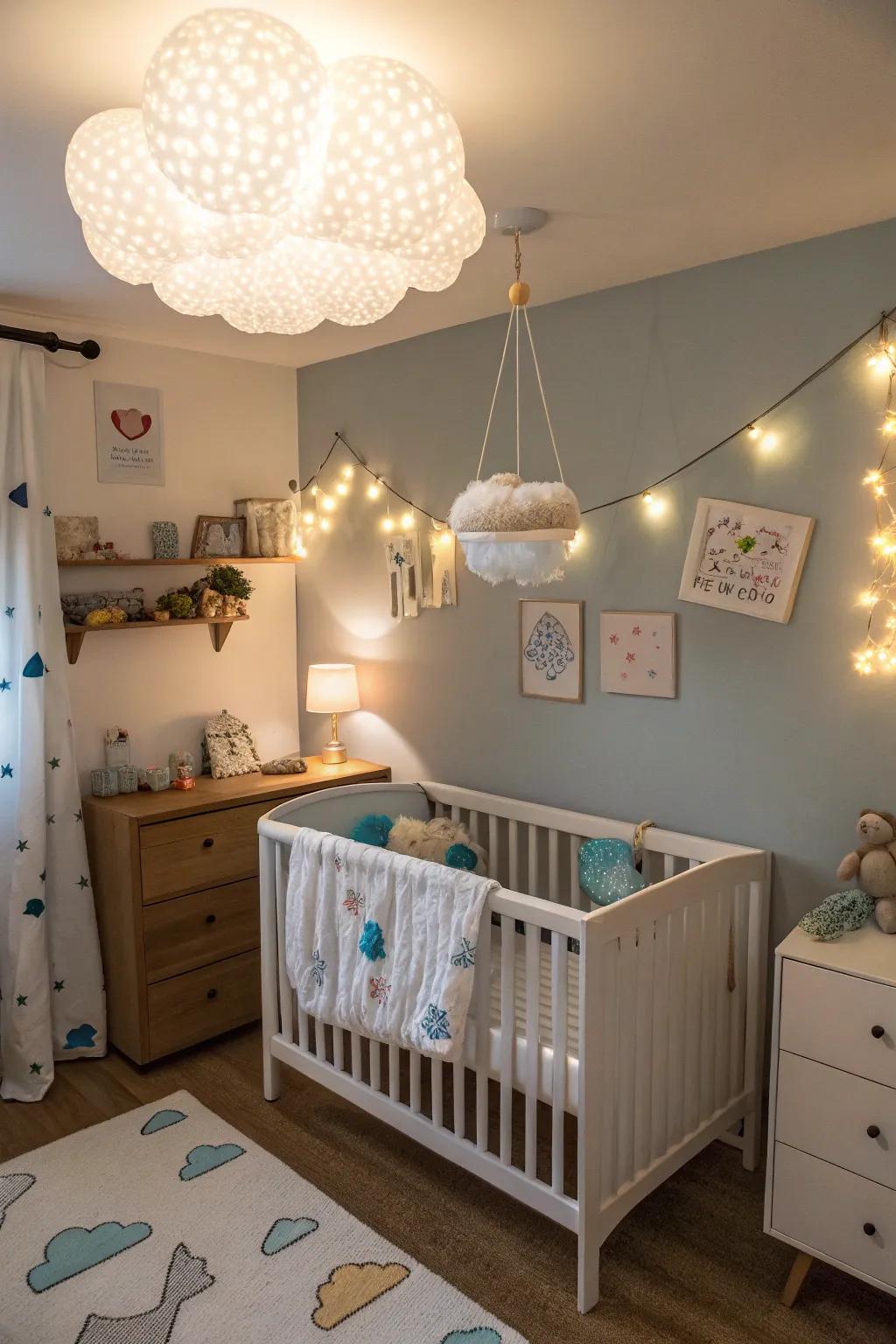 Theme lamps make the room good.