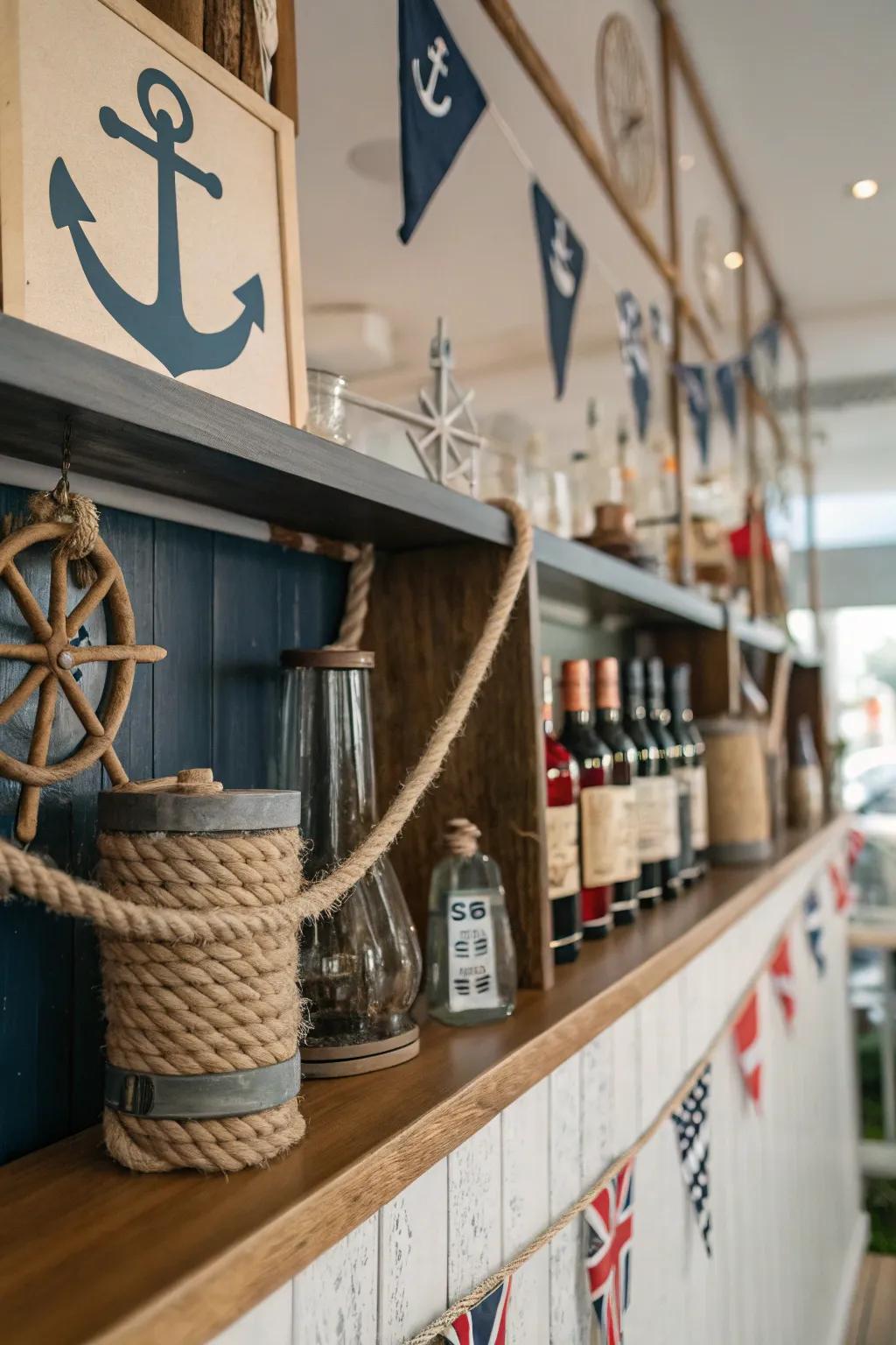 Themed racks transform your bar into a unique experience.